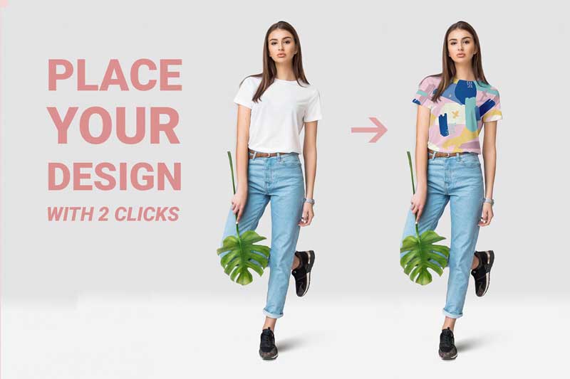 Amazing Female T shirt Mockups 1