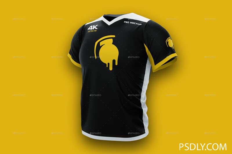 4K Esports Jersey Design Mockup