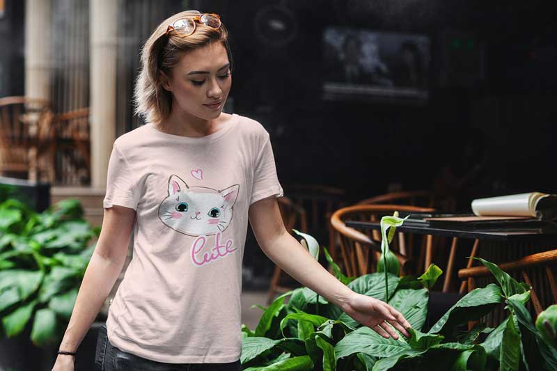 T Shirt Mock Up Urban Style 1