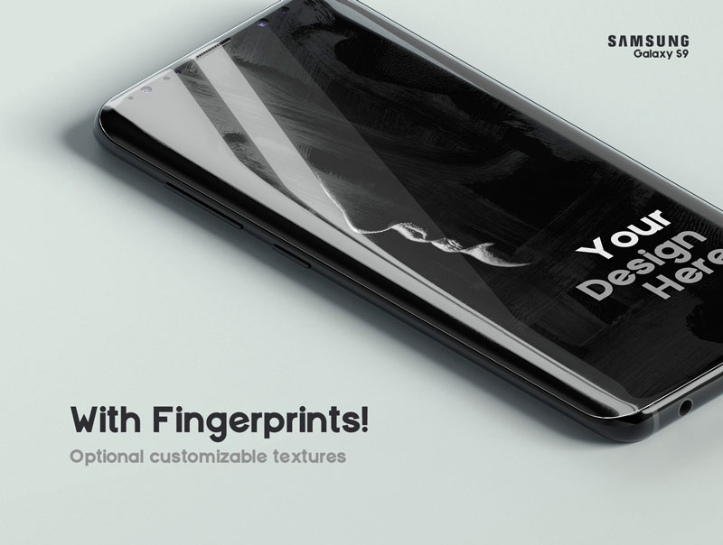 Samsung Galaxy S9 Presentation mockup Kit