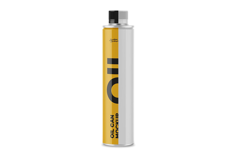 Oil Can Mockup 4895543