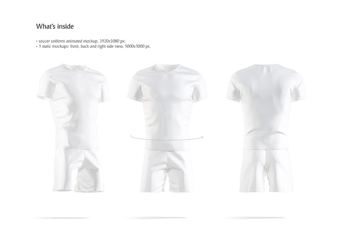 Soccer Uniform Animated Mockup 4867412