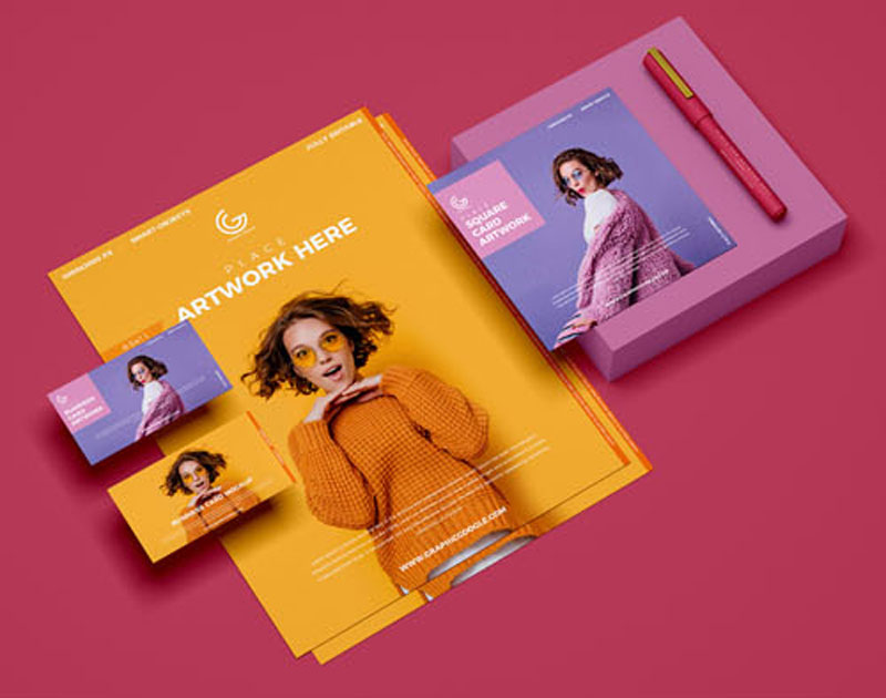 Branding Stationery PSD Mockups Collection