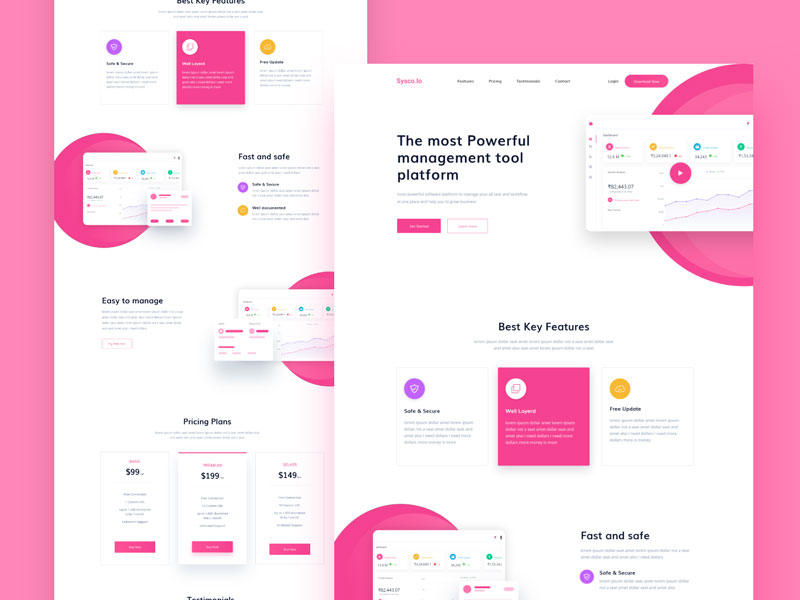 Saas landing V2