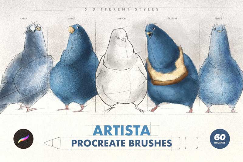 Artista Procreate Brushes 4762278
