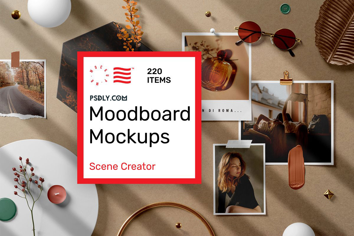 Moodboard Mockups - Scene Creator 5245186