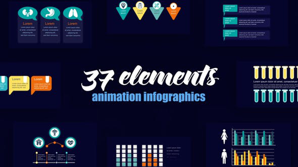 Videohive Medical Infographics Vol.57 28114105