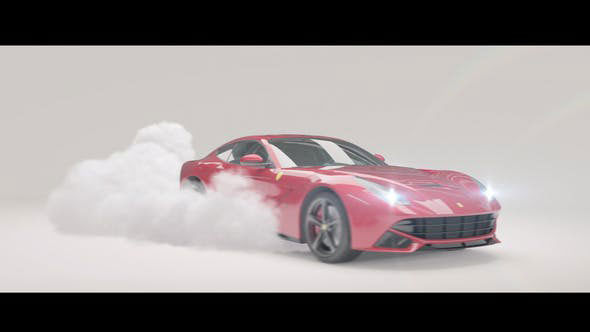 Videohive Drifting Car Logo Reveal 27851416