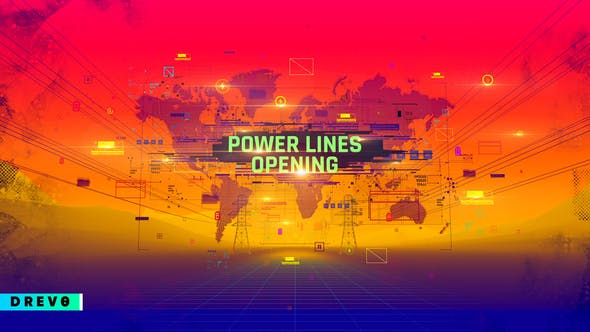 Videohive Power Lines Opening 29090364