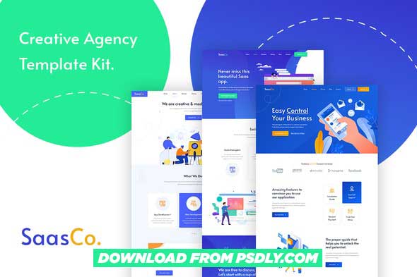 ThemeForest SassCo v1.0 App Landing & Startup Elementor Template Kit 28756632