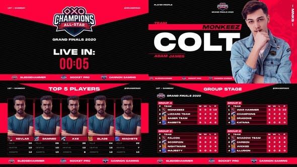 Videohive ESports Broadcast Package 29398442