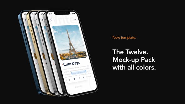 Videohive The12 - Phone Mock-up Pack 29564314