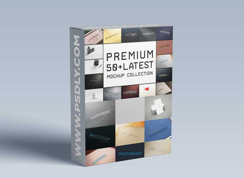 Premium 50+ Latest Logo PSD Mockups Collection