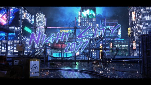 Videohive Cyber ​​Neon Logo 31133457