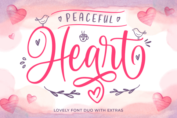 Peaceful Heart Font Free Download