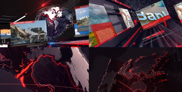 Videohive TV Broadcast News Package 10635825