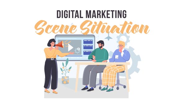 Videohive Digital marketing Scene Situation 31859662
