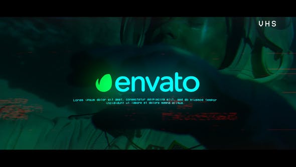 Videohive VHS Glitch Logo 30312838