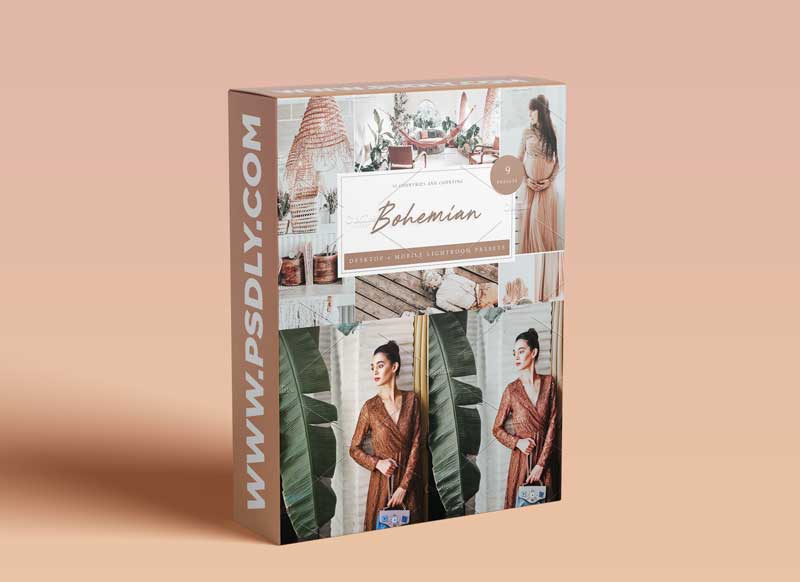 CreativeMarket - 9 x Lightroom Presets, Bohemian 5960700
