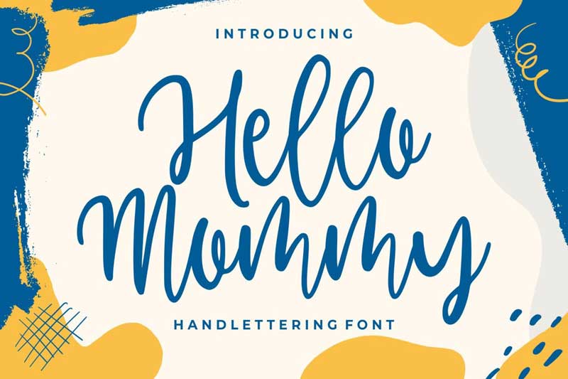 Hello Mommy – Modern Handlettering