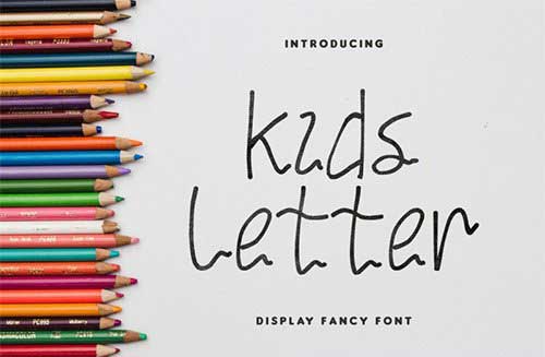 Kids Letter Font