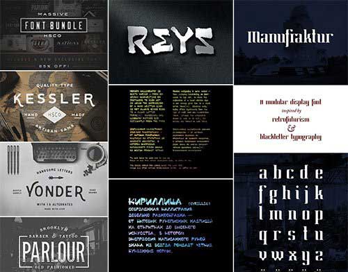 Mix Fonts Bundle 38
