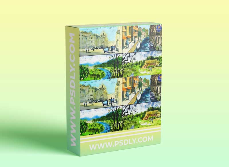 Simplify Your Painting: Sketch and Paint 5 Complex Watercolor Landscapes