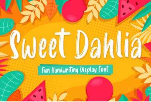Sweet Dahlia Font
