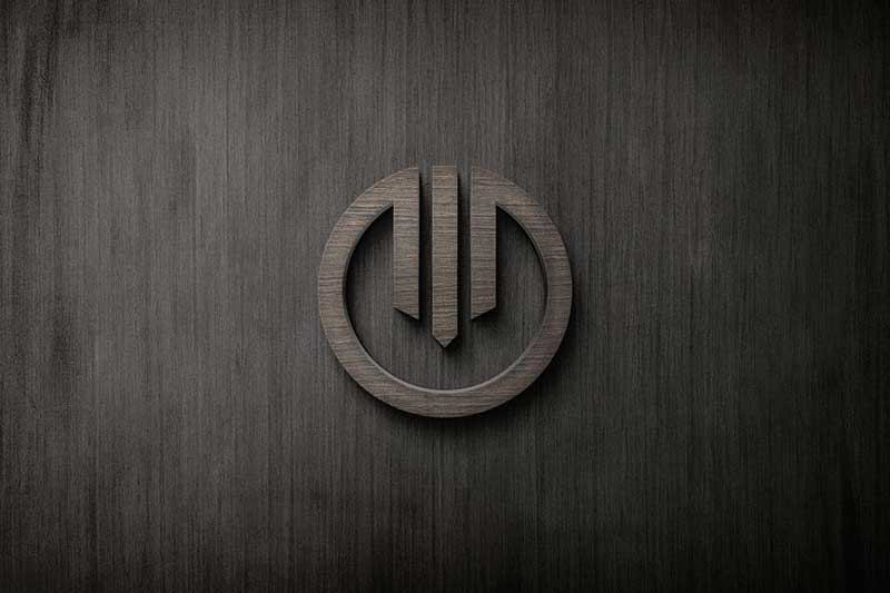 Wooden Sign Logo Mockup