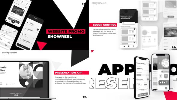 Videohive Black and White Website Promo 31812320