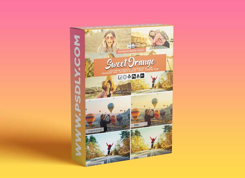 CreativeMarket - Sweet Orange Lightroom Presets 5157492