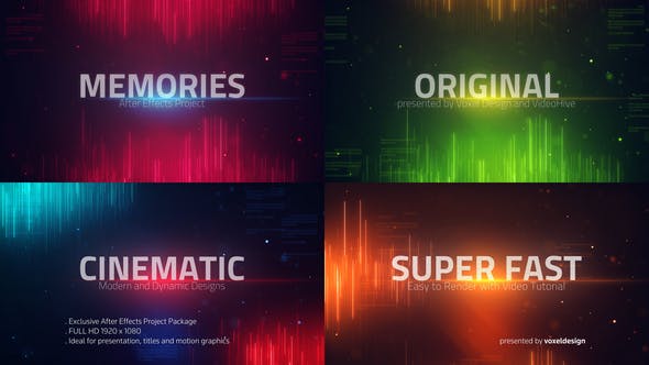 VideoHive The Memories Words Opener 22520018