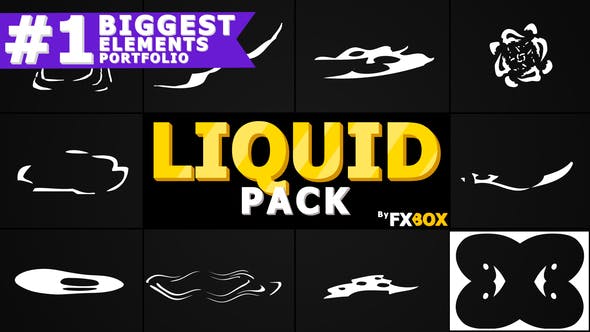 Videohive Abstract Liquid Elements 22920356