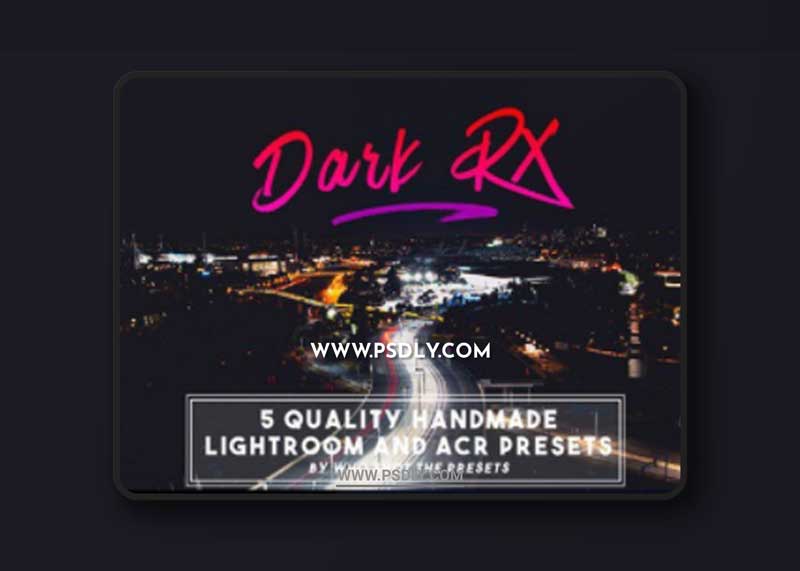CM - Dark RX Presets (LR & ACR) 698105