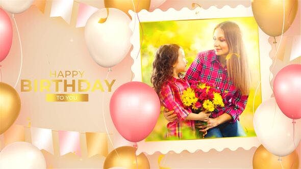 Videohive Happy Birthday Photo Slideshow 32574605