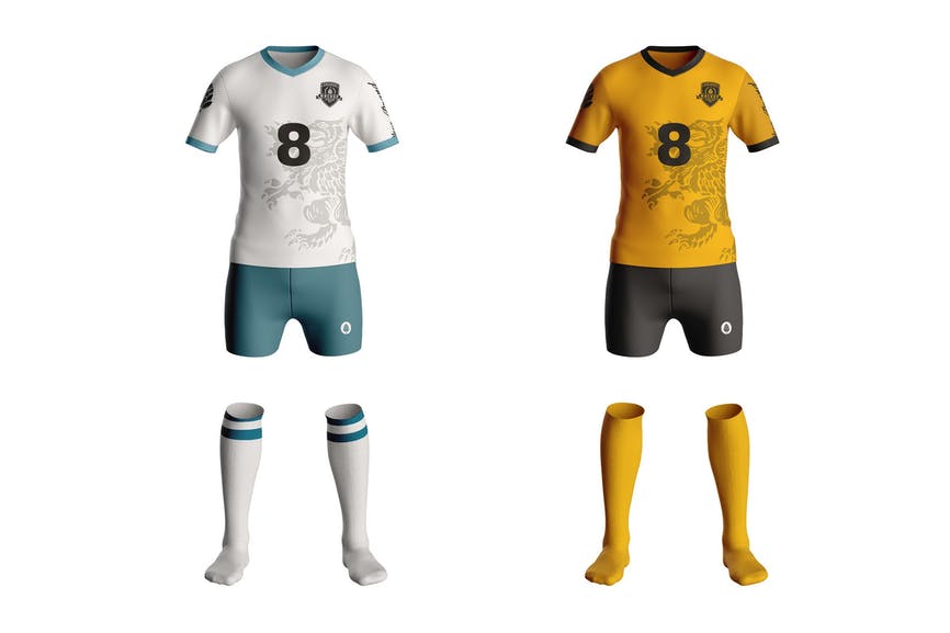 Football Kit T-Shirt Mockup