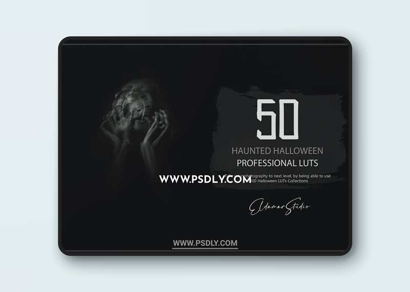 50 Haunted Halloween LUTs and Presets Pack