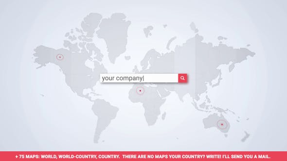 Videohive Search Map Logo 20751943
