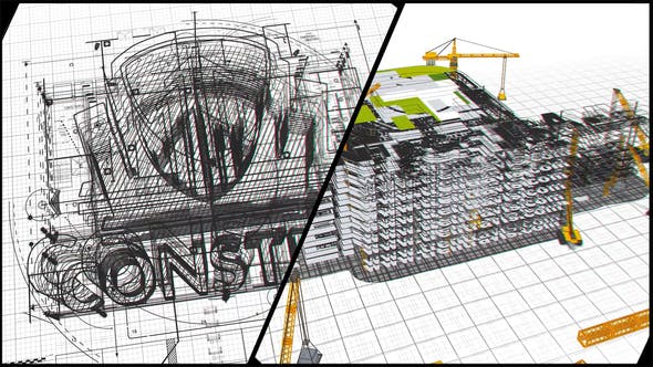 Videohive Construction Logo 33073847