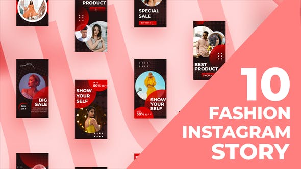 Videohive Fashion Instagram Story After Effect Template Pack 33026380