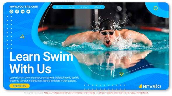 Videohive Lets Swim Pool Promo 33224856