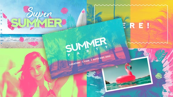 Videohive Summer Party Intro 32387903