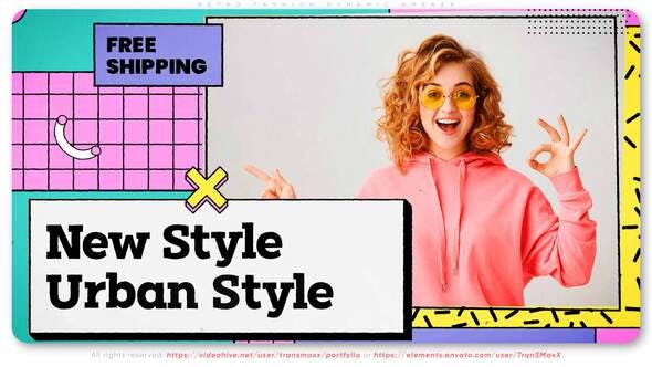 Videohive Retro Fashion Dynamic Opener 32932007