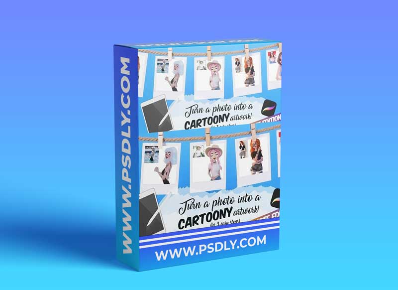 Turn a Photo into a Cartoony Artwork with Procreate App!