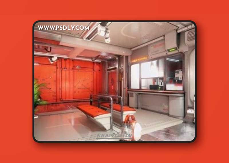 Unreal Engine - Scifi Hallway