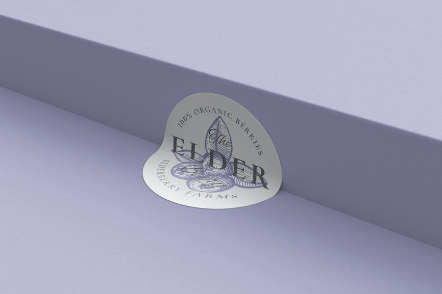 Bend Sticker Mockup