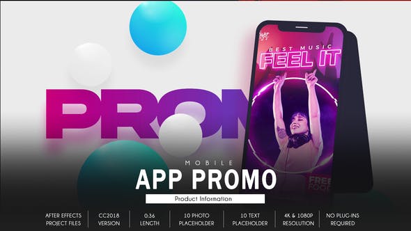 Videohive Mobile App Promo Typography B105 33323163