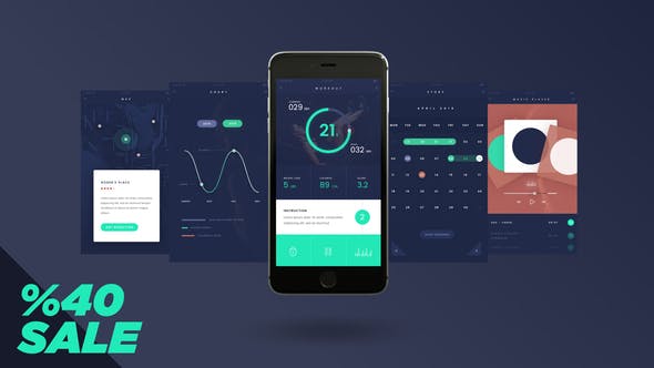 Videohive Mobile App Presentation 23192544