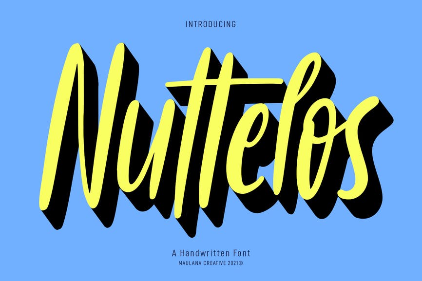 Nuttelos Handwritten Font