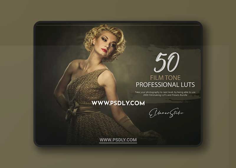 50 Film Tone LUTs and Presets Pack